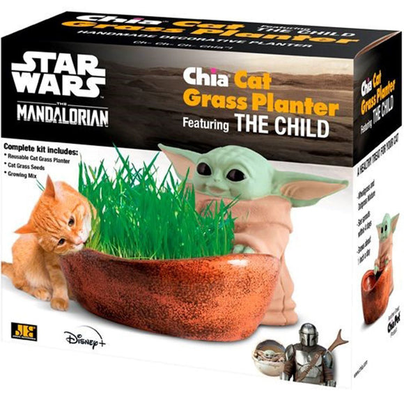 NECA Star Wars: The Mandalorian - The Child Chia Cat Grass Planter
