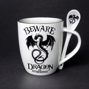 Dragon is Stirring Cup and Spoon