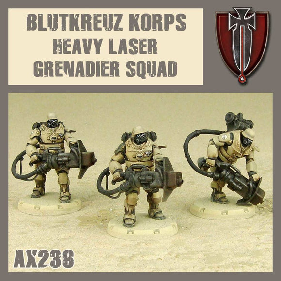 DUST 1947: Blutkreuz Korps Heavy Laser Grenadier Squad