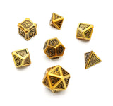 Alchemist Metals RPG Dice Set: Gold