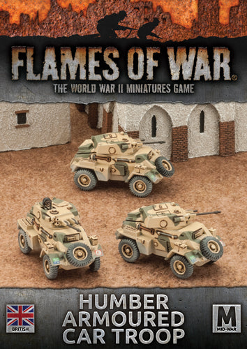 Flames of War: British Humber Armoured Car Troop (Mid War)