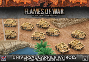 Flames of War: British Universal Carrier Patrols (Mid War)