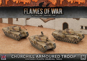 Flames of War: British Churchill Armoured Troop (Mid War)
