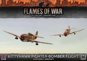 Flames of War: British Kittyhawk Fighter-Bomber Flight (Mid War)