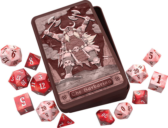 Class-Specific Dice Set: Barbarian