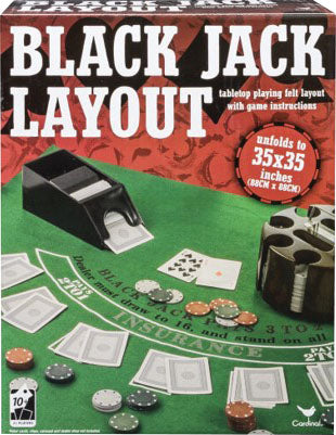 Black Jack Tabletop Layout (Deluxe Felt)