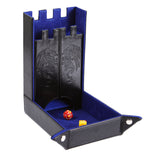 Forged Draco Castle Dice Tower & Dice Tray - Blue