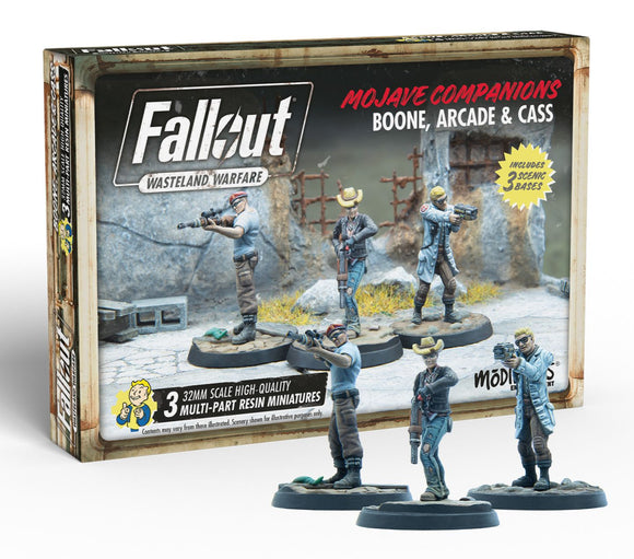 Fallout: Wasteland Warfare - Mojave Companions - Boone Arcade and Cass