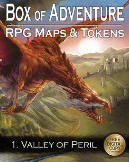 Box of Adventure: Valley of Peril - RPG Maps & Tokens