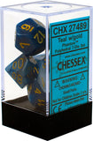 Chessex Dice: Phantom Polyhedral Set Teal/Gold (7)