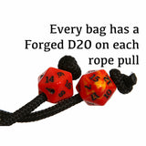 Pouch of the Endless Hoard Dice Bag - Black Purple