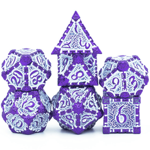 Dagger of Venom: Purple RPG Metal Dice Set