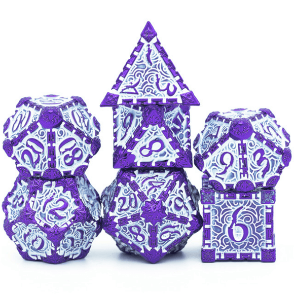 Dagger of Venom: Purple RPG Metal Dice Set