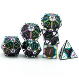 SteamPunk Dark Lord RPG Metal Dice Set