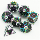 SteamPunk Dark Lord RPG Metal Dice Set