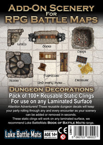 Battle Mats: Add On Scenery - Dungeon Decorations