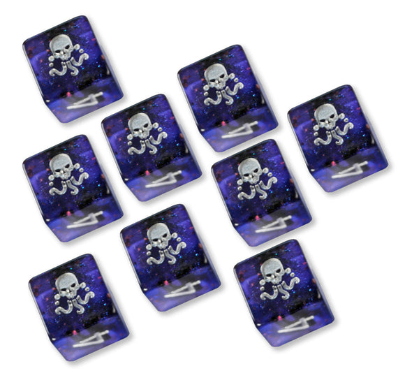 Infinite Black: Seal of Yog-Sothoth Elder Dice: Mythic Cobalt Transcendence d6 Set