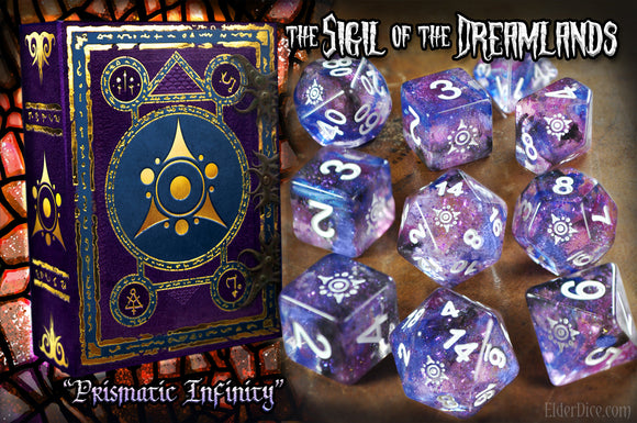 Infinite Black: Sigil of the Dreamlands Elder Dice - Mythic Prismatic Infinity Edition