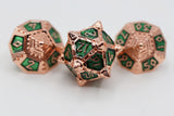 Dice 51: Emerald Meteor Shower RPG Metal Dice Set (7)