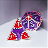 SteamPunk Empress Robes RPG Metal Dice Set