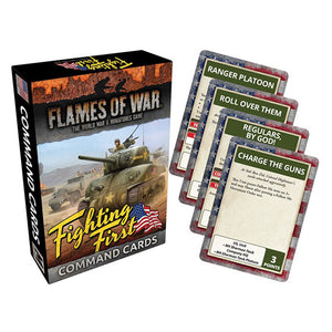 Flames of War: American Fighting First Command Cards