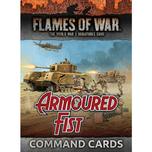 Flames of War: British Armoured Fist Command Cards