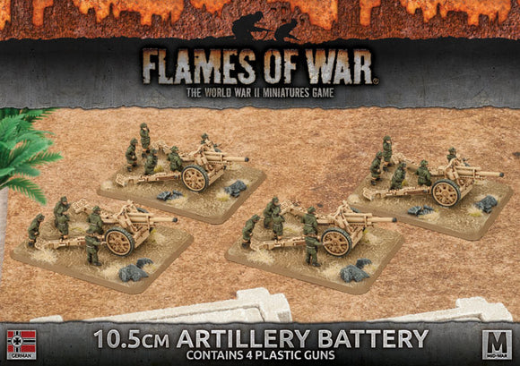 Flames of War: German 10.5cm Artillery Battery (Mid War)