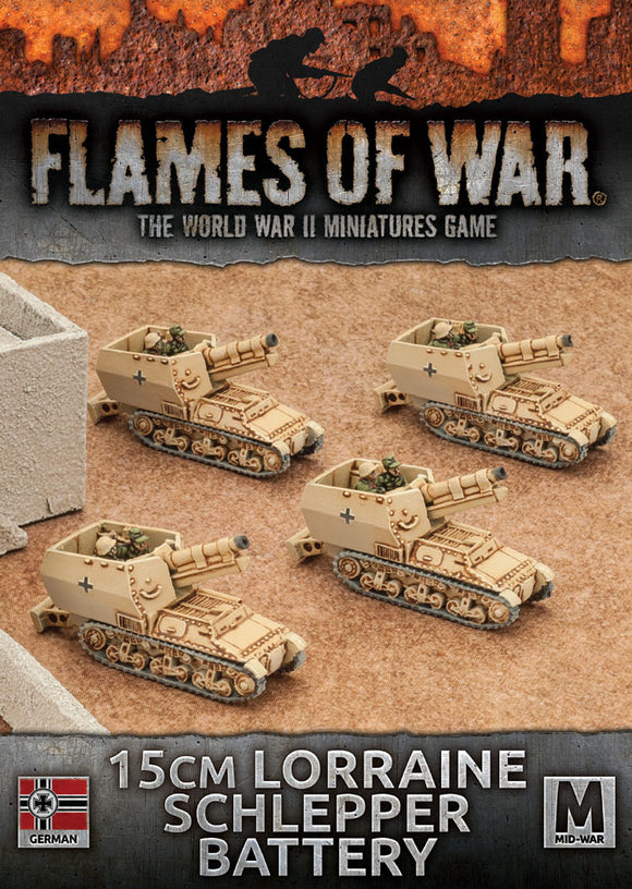 Flames of War: German 15cm Lorraine Schlepper Battery (Mid War)