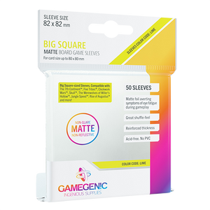 MATTE Big Square-Sized Sleeves 82 x 82 mm