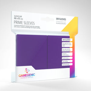 GameGenic Prime Card Sleeves: Purple