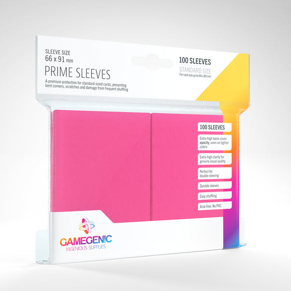 GameGenic Prime Card Sleeves: Pink