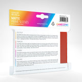 Matte Prime Card Sleeves: Red