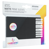 GameGenic Card Sleeves: Matte Prime Sleeves - Black