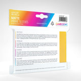 Matte Prime Card Sleeves: Yelllow
