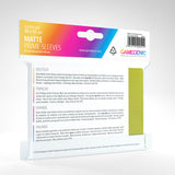 Matte Prime Card Sleeves: Lime Green
