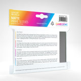 Matte Prime Card Sleeves: Dark Gray