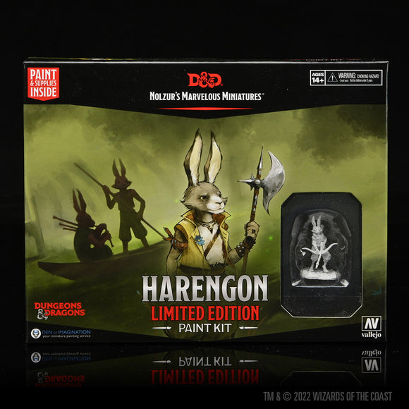 D&D: Nolzur's Marvelous Miniatures - Harengon (Paint Night Kit)
