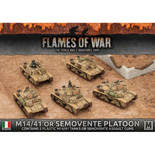 Flames of War: Italian M14/41 or Semovente Platoon (Mid War)