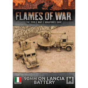 Flames of War: Italian 90mm on Lancia Anti-tank Battery (Mid War)