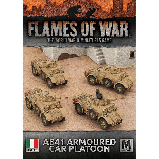 Flames of War: Italian AB41 Armoured Car Platoon (Mid War)