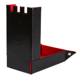 Forged Draco Castle Dice Tower & Dice Tray - Red