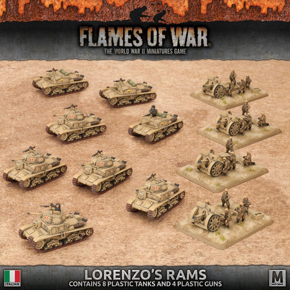 Flames of War: Italian Lorenzo’s Rams Army (Mid War)