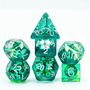 Jade Dragon Eye RPG Dice Set