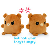 TeeTurtle Reversible Bear: Brown Plushmate (Mini)