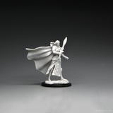 Magic: the Gathering - Unpainted Miniatures - Elf Fighter & Elf Cleric