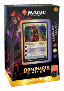 Products Magic: the Gathering - Dominaria United Commander Deck - Legends' Legacy. Colors are Red, White and Black