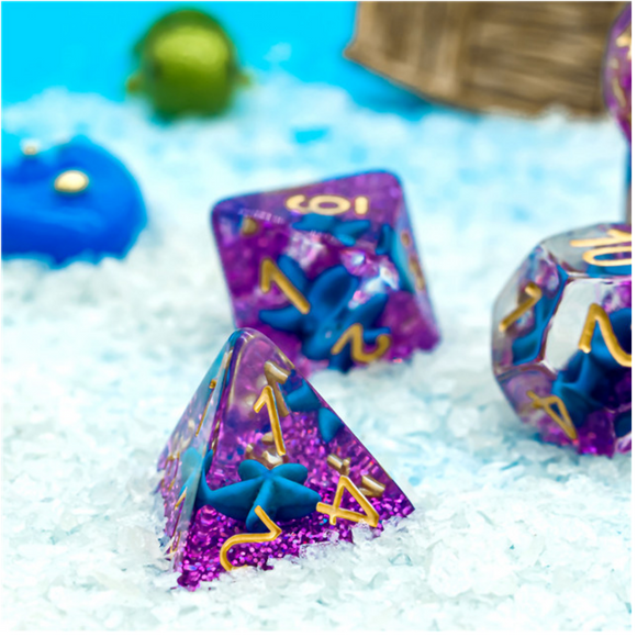 Otherwordly Starfish RPG Dice