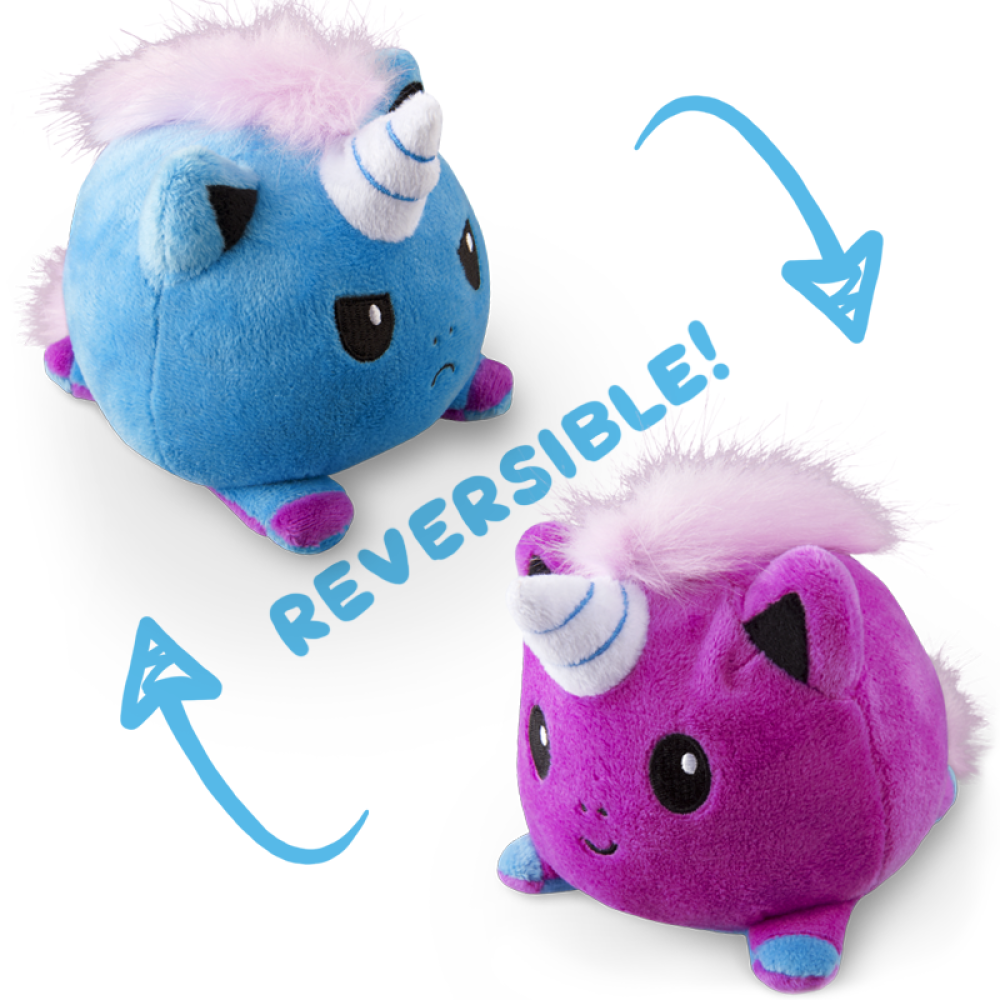 TeeTurtle Reversible Unicorn: Purple/Blue (Mini) – Little Shop of Magic