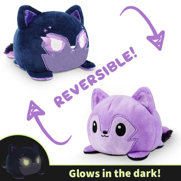 TeeTurtle Reversible Wolf: Purple/Galactic Black Glow (Mini)