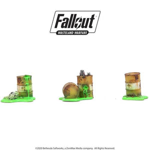Fallout: Wasteland Warfare - Terrain Expansion - Radioactive Containers